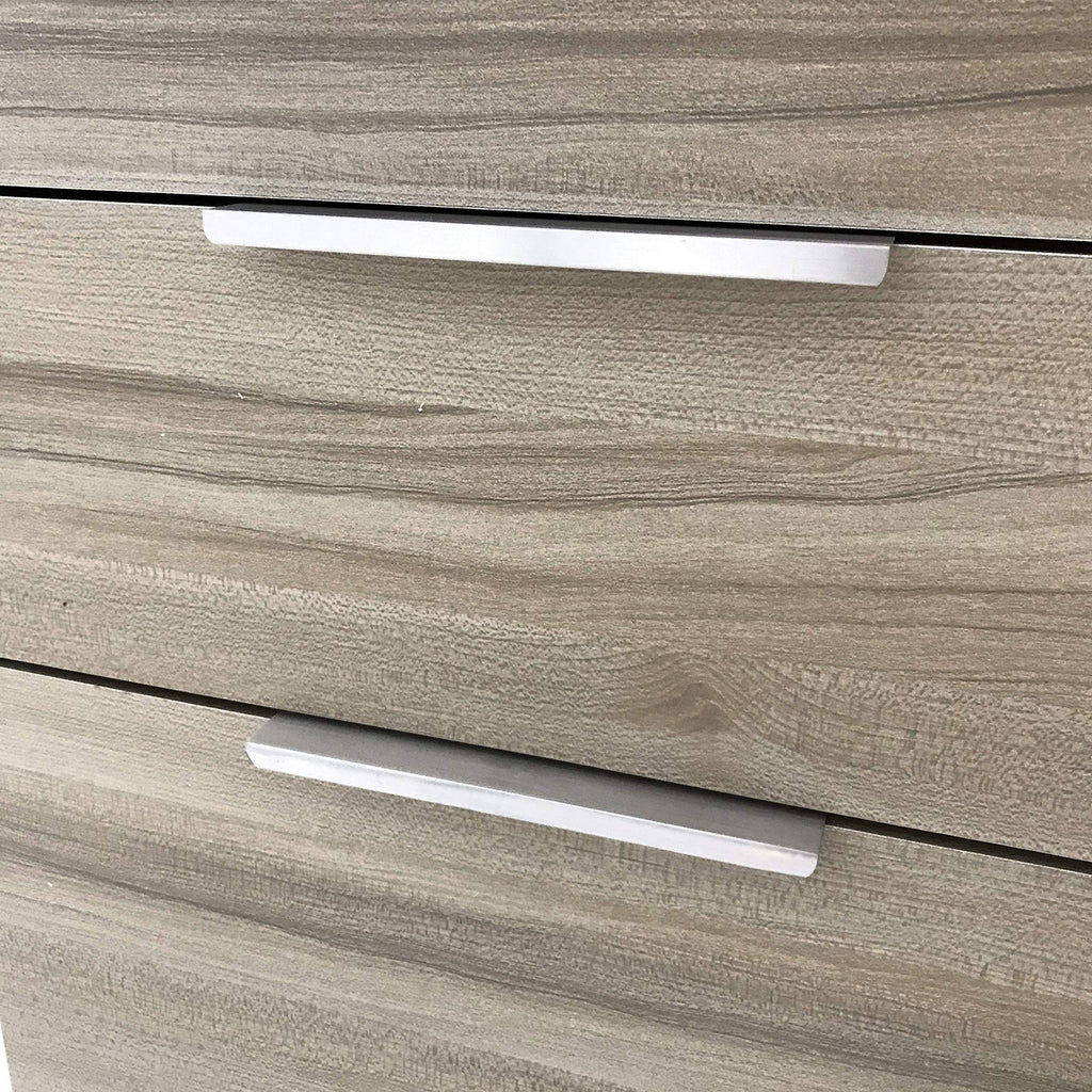 Cabinets Drawers Edge Pulls - 10-Pack, 4" Overall Length, Brushed Nickel, Concealed Tab Pulls Garage Cabinet Drawers