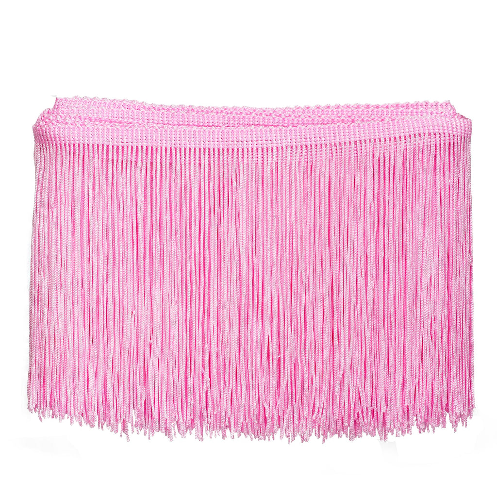 Sewing Fringe Trim, 10 Yards, 6 Inches Wide, Pink for DIY Crafts