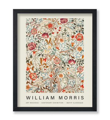 Master Vintage William Morris Poster - Retro Floral Print - Gift for Artist, Florist - Flowers, Fruit, Art Nouveau