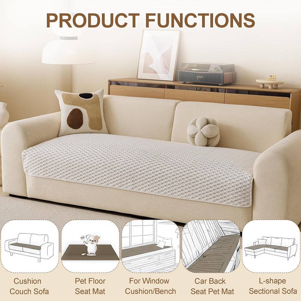 Waterproof Couch Covers for Dogs, Non-Slip Washable Sofa Protector