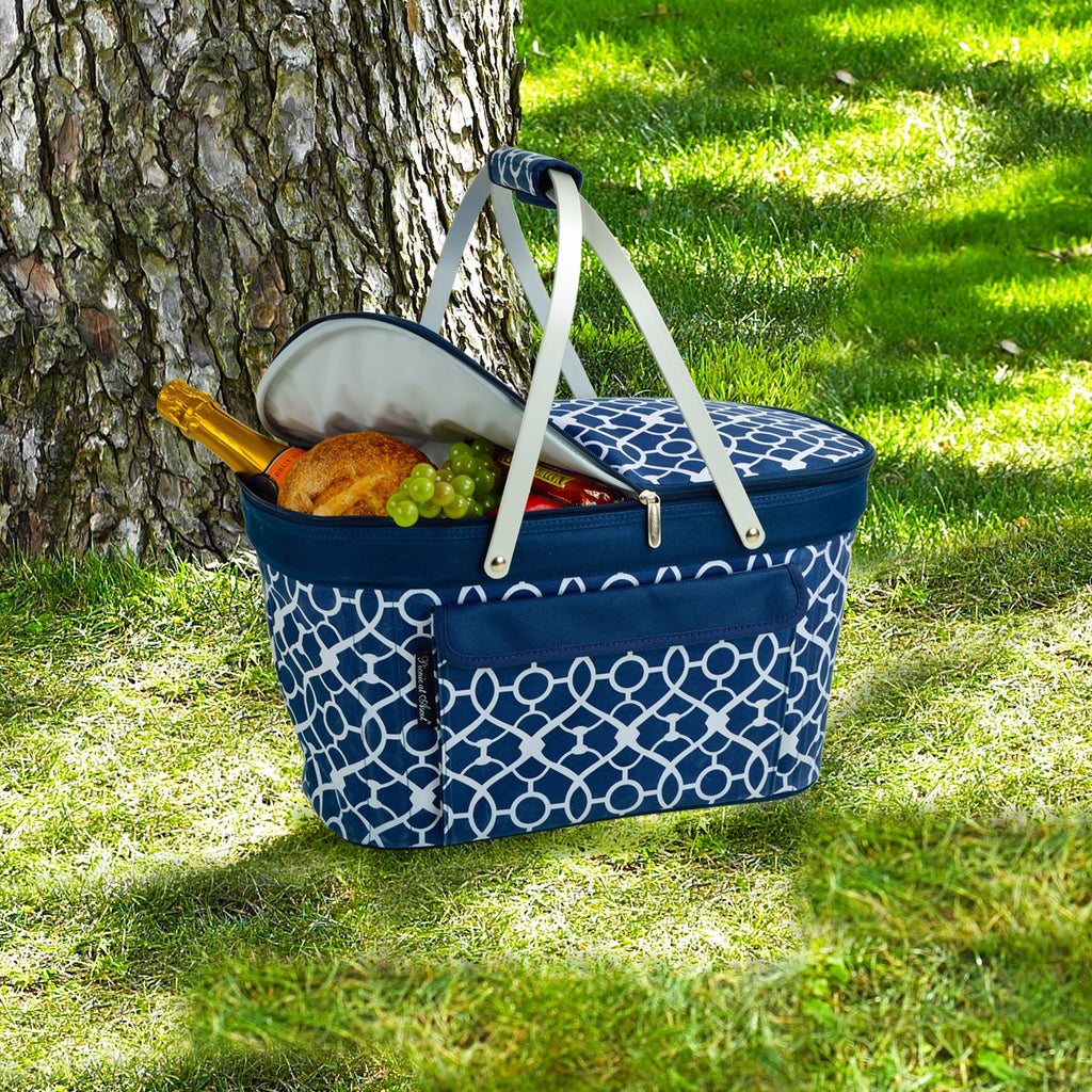 At Ascot Patented Insulated Folding Picnic Basket Cooler- Designed & Quality Approved in the USA
