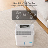 2,500 Sq. Ft. Energy Star 2025 Dehumidifier for Home & Basement, Ideal for Bedroom with Ultra Quiet 36 dB, 0.39