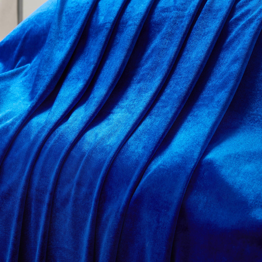Royal Blue Velvet Fabric by The Yard, 3 Yards, 60" Wide