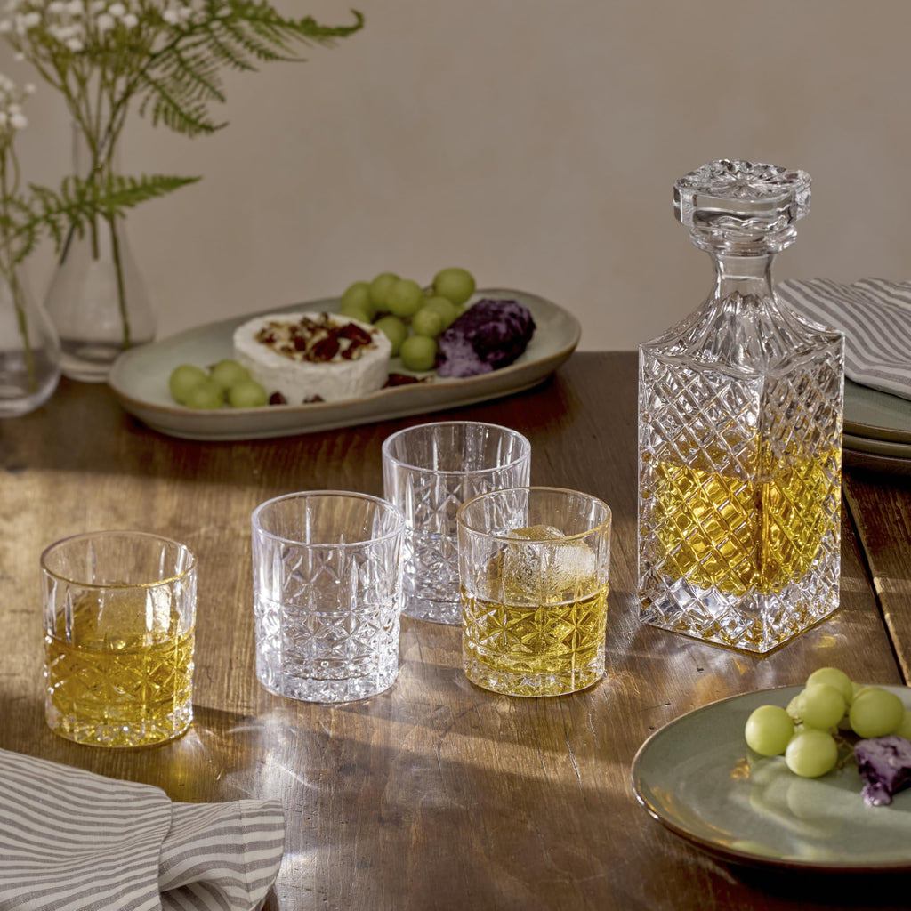 Apollo 5-Piece Whiskey Decanter & Glass Set