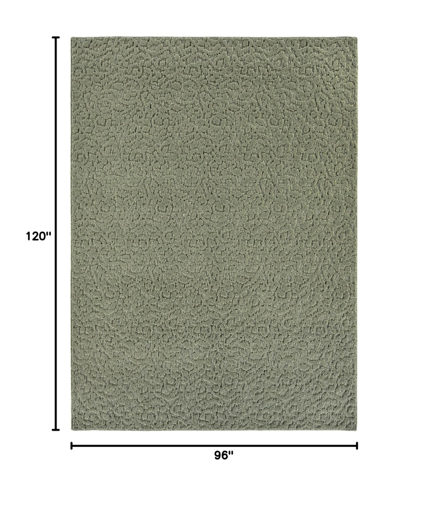 Ivy Area Rug Sage Floral Solid Color Area Rug - Durable, Stylish, and Soft Rug s, Hallways, Bedrooms