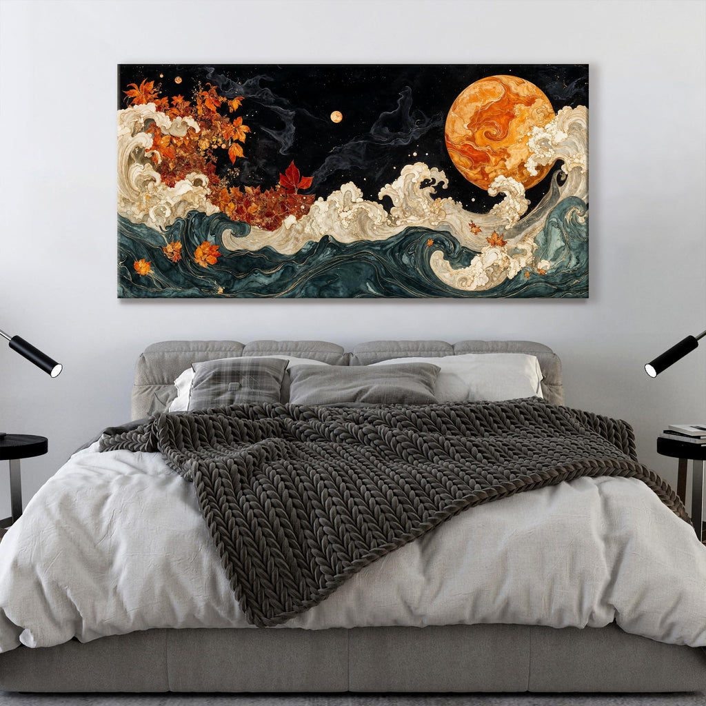 Large Wall Art Boho Abstract Modern Wall Artwork Prints Colorful Canvas Art Wall Decor Painting Pictures Abstract
