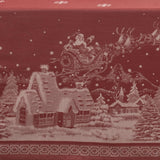 Engineered Jacquard Heavyweight Fabric Table Cloth, Holiday, Winter, and Christmas Tablecloth (Chris