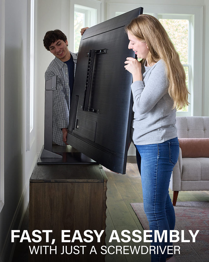 Universal TV Stand for 40-86" TVs w/Height Adjustment & Swivel