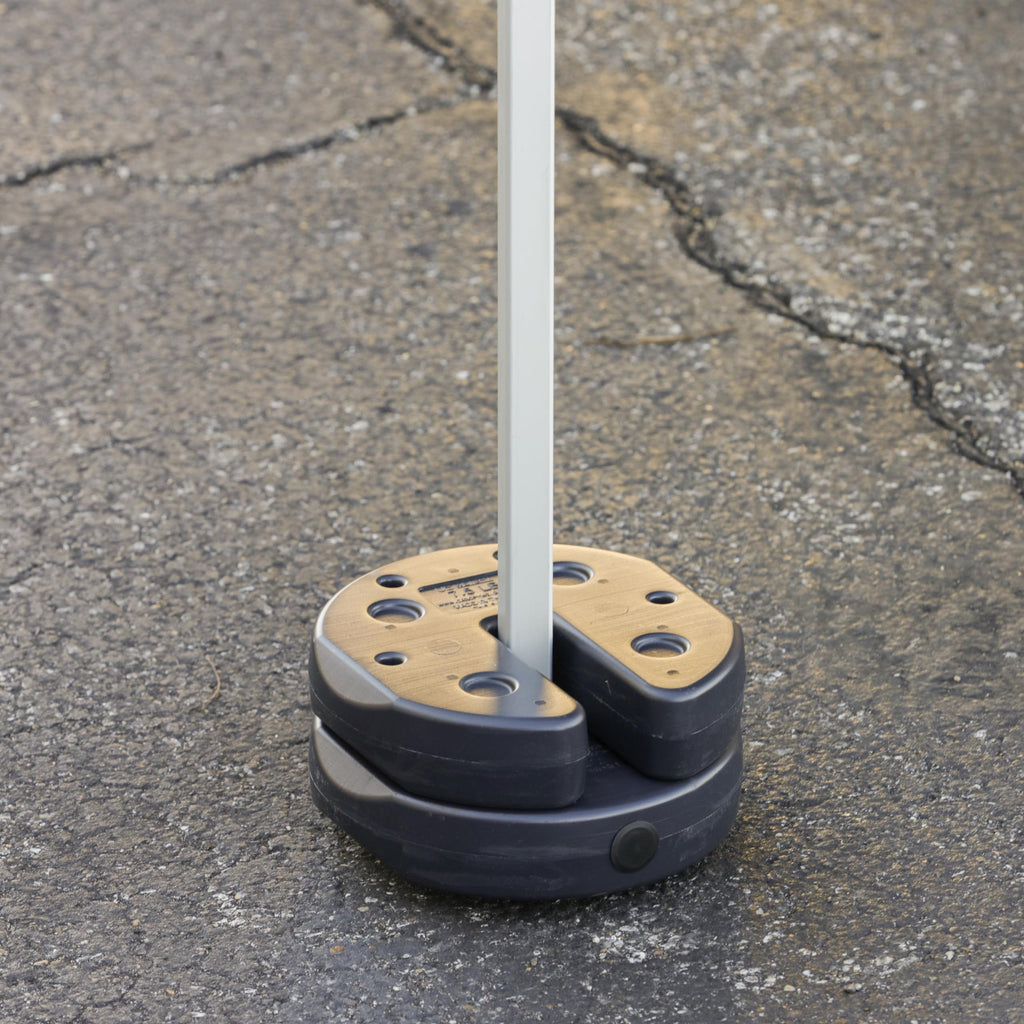 Tailgater Canopy Weights with No-Pinch Design for Easy, Safe Installation, and Removal to Secure Tents, Canopies, and