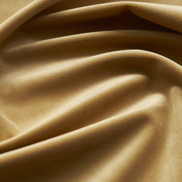 Solid Drapery/Upholstery Soft Velvet Fabric Color Gold by The Yard