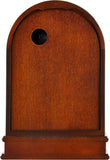 Bulova B7467 Hardwick Mantel Clock | Traditional Hardwood Case with Walnut Finish | Roman Numerals | Elegant Timepiece