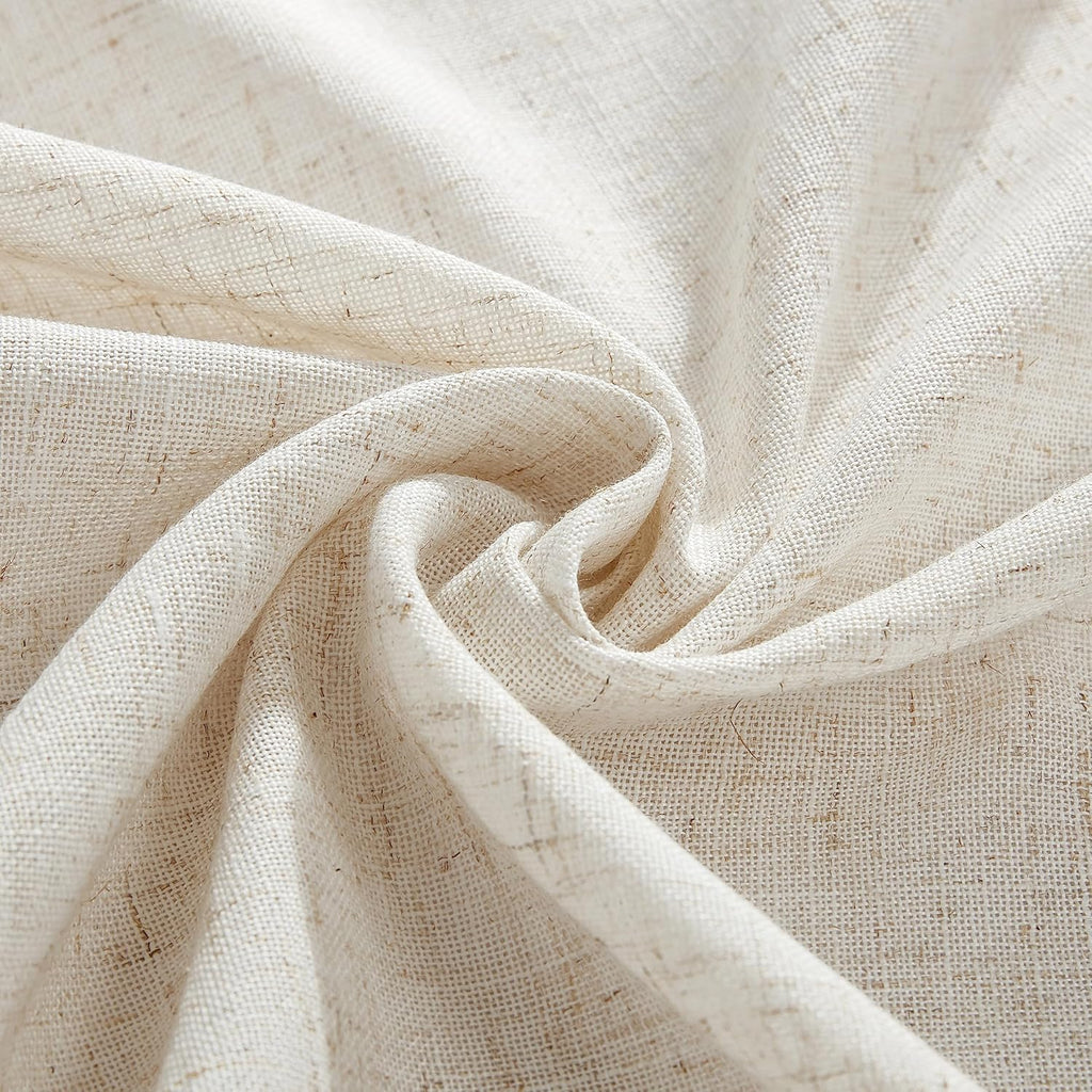 Dothan Luxury Linen Blend Tablecloth or Party, 60" x 144", Taupe