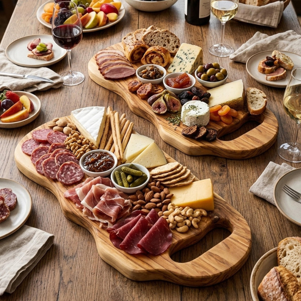 Olive Wood Cutting Board Large Wood Charcuterie Boards