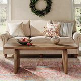 Rectangle Coffee Table, 47-Inch Wood Rectangular Living Room Table