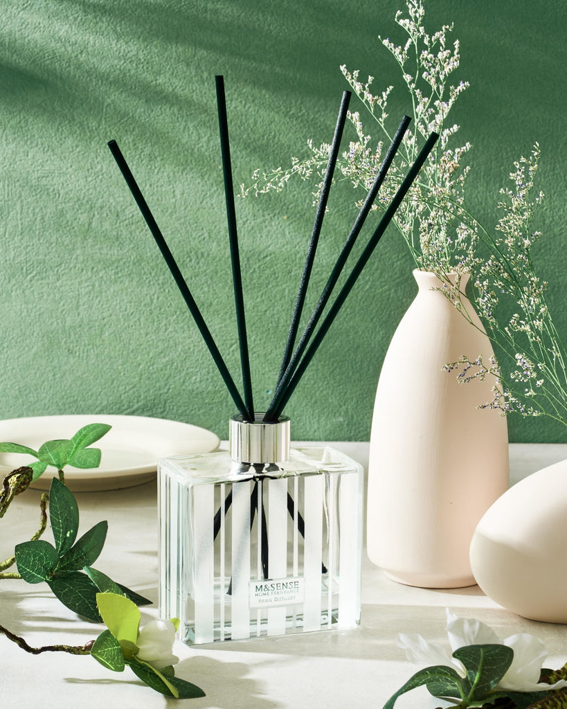 Reed Diffuser Set, Citrus Zest, 7.04 oz Natural Essential Oil