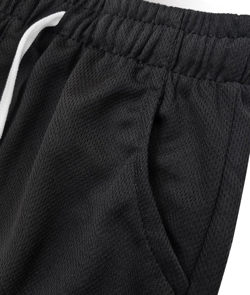 Boys Basketball Shorts 3 Pack Quick Dry with Pockets Athletic
