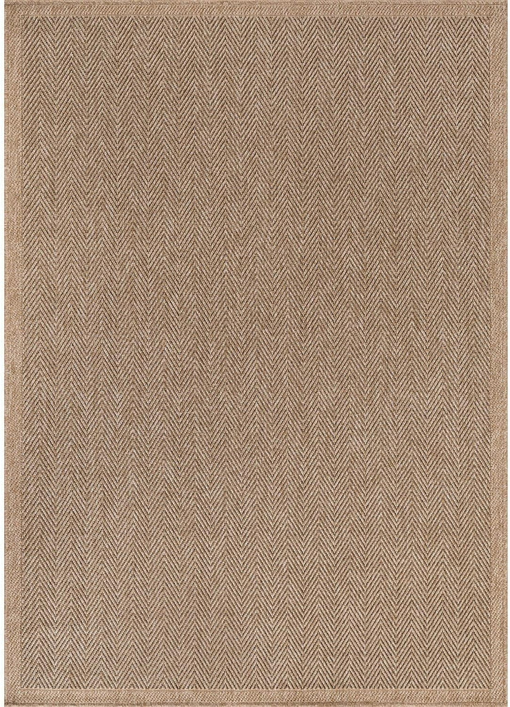 Easy Jute Rug, Indoor Outdoor Natural Color Fiber Area Rugs Patio Rug Herringbone Seagrass Woven Design