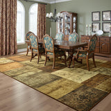 Tepook Modern Area Rug for Living Room, 6x9 Geometric Large Rugs for Bedroom