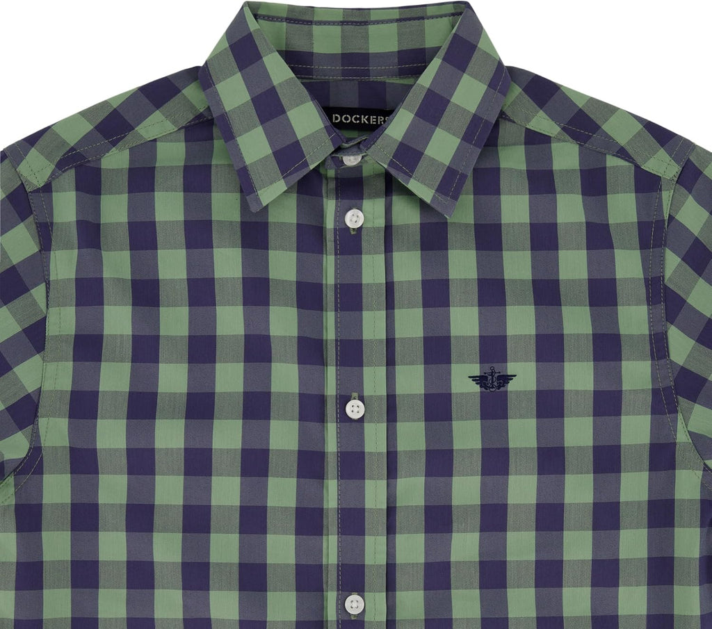 Boys' Long Sleeve Poplin Button Down Shirt