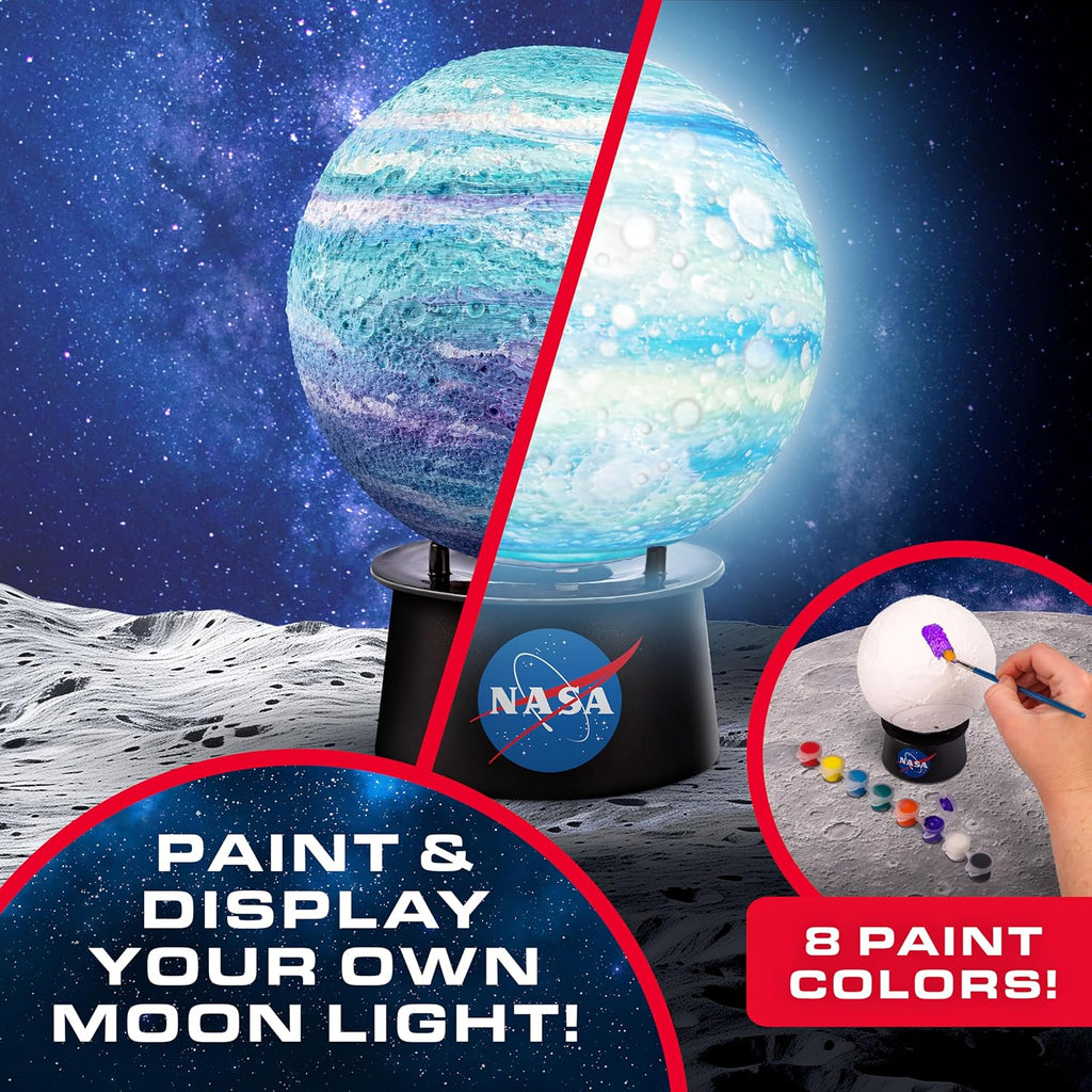 Paint Your Own Moon Lamp with 7 Color Changing Modes for Kids
