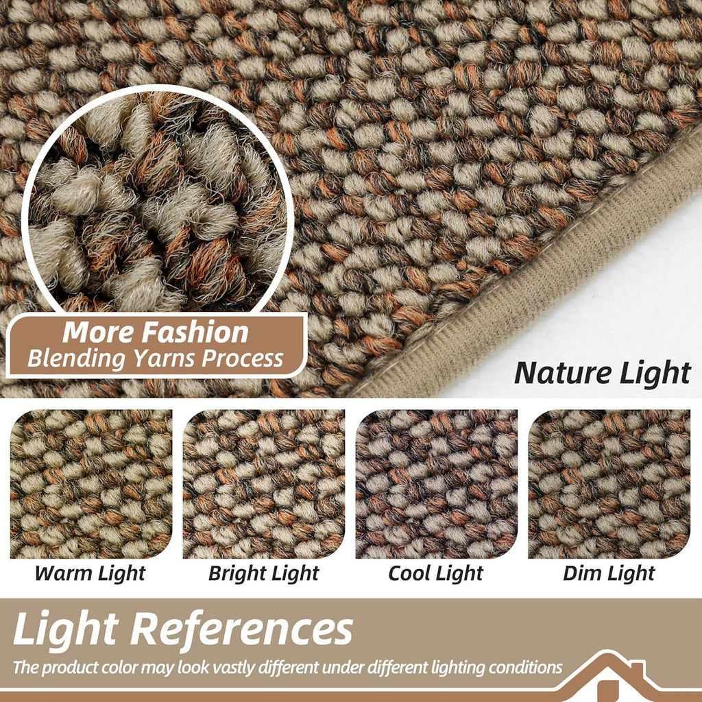 Kitchen Runner Rugs 24"x60", Kitchen Mats for Floor, Taupe | Non-Slip Super Absorbent and Stain Resistant Kitchen