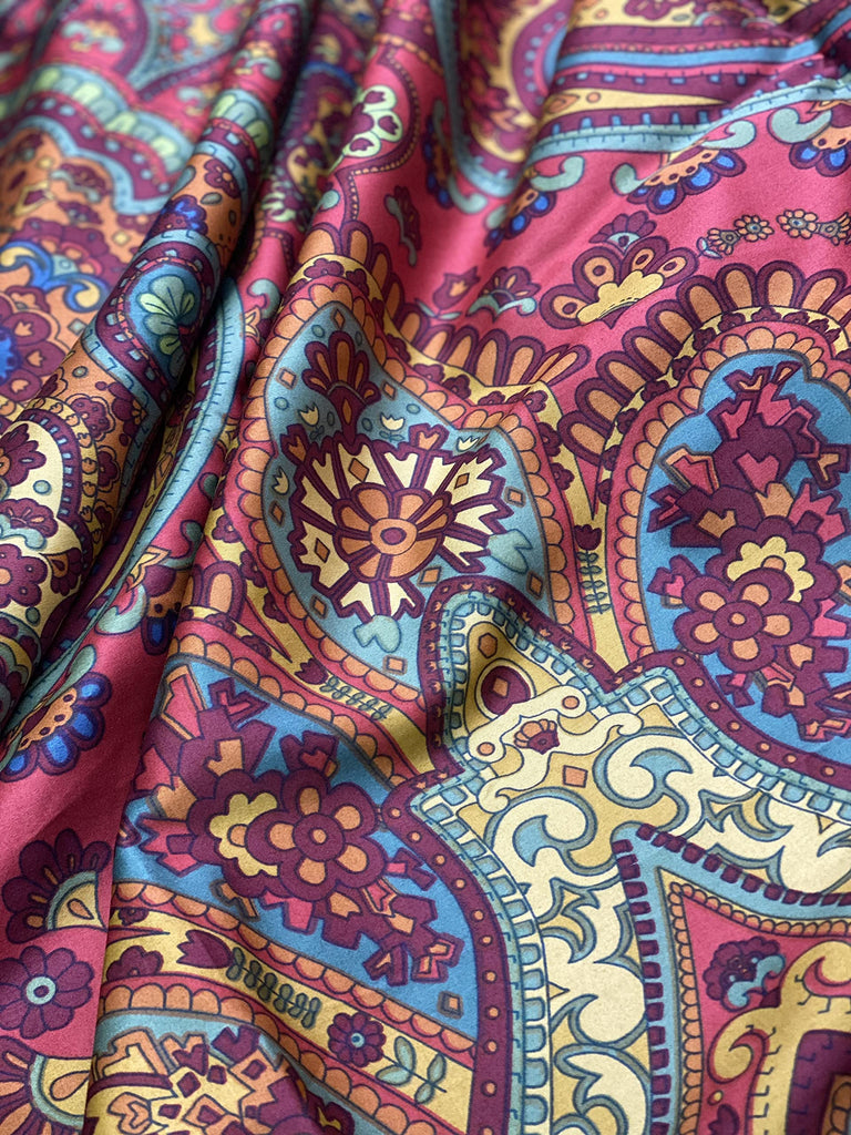 Boho Paisley Medallion Duvet Cover Set Traditional Antique Rug Vintage Damask Bohemian Pattern Bedding Elegant Boteh