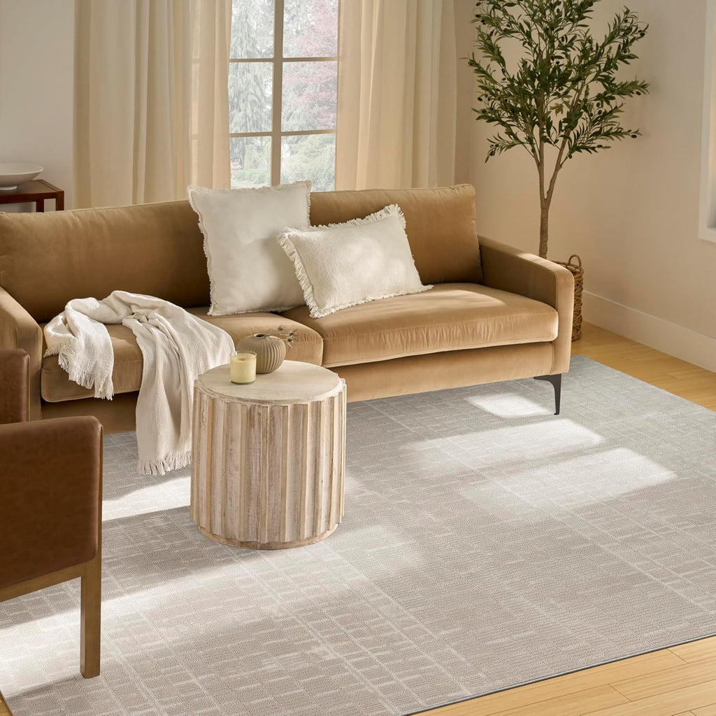 Home Nordic Ivory Area Rug - Easy Clean, Non Shedding, Bed Room, Living Room, Dining Room, Kitchen