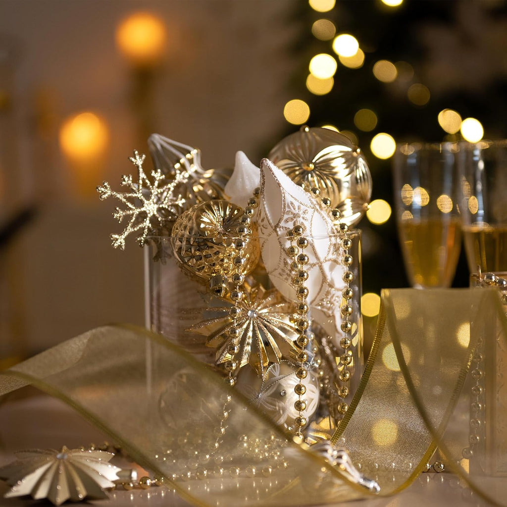 Christmas Tree Decorations Ball Ornaments Set - Set of 80