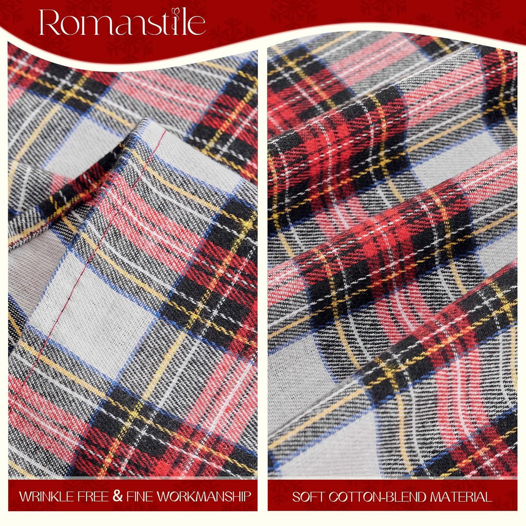 Christmas Checkered Tablecloth Rectangle, Red White, 60 x 84