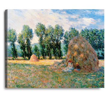 Haystacks by Claude Monet The World Classic Art Reproductions, Giclee Canvas Prints Wall Art Decor, 16x20 inches