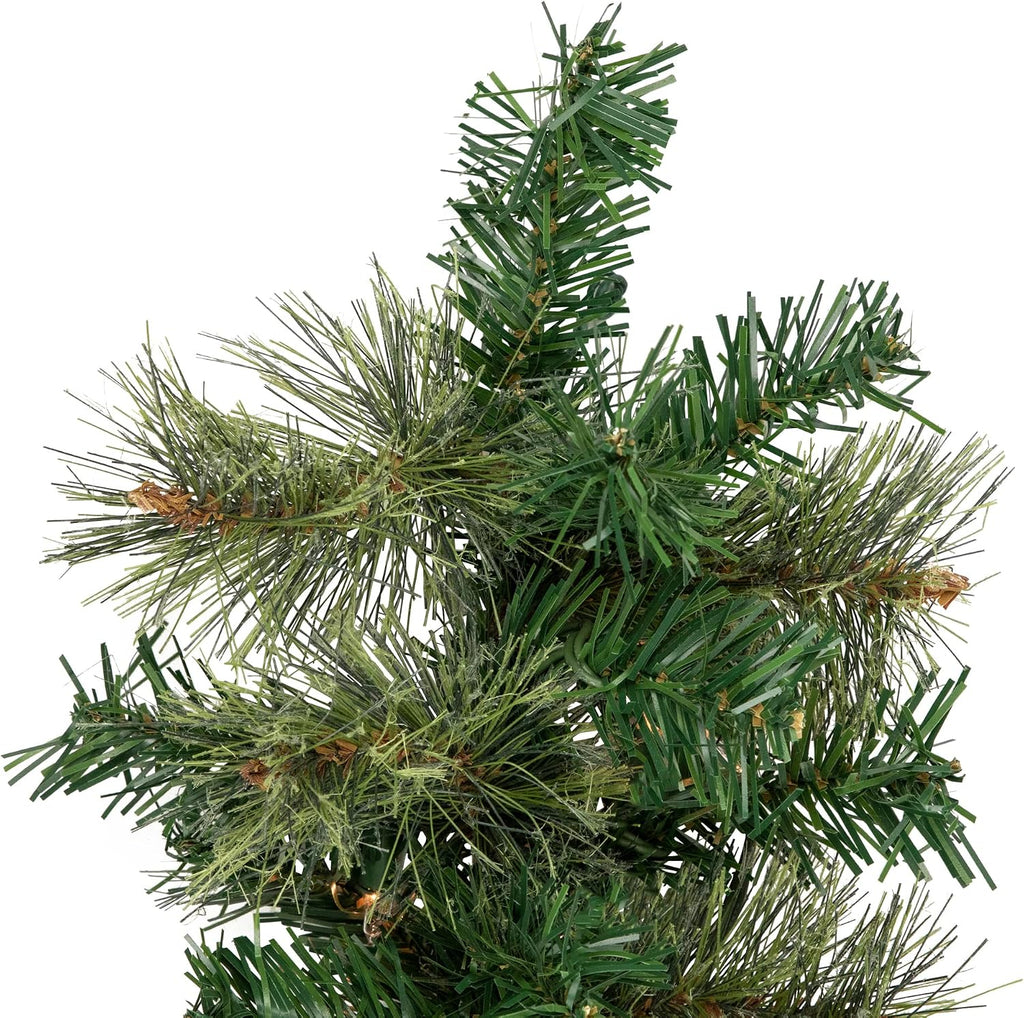 Cashmere Pine Artificial Christmas Garland 9'x10 Clear Lights