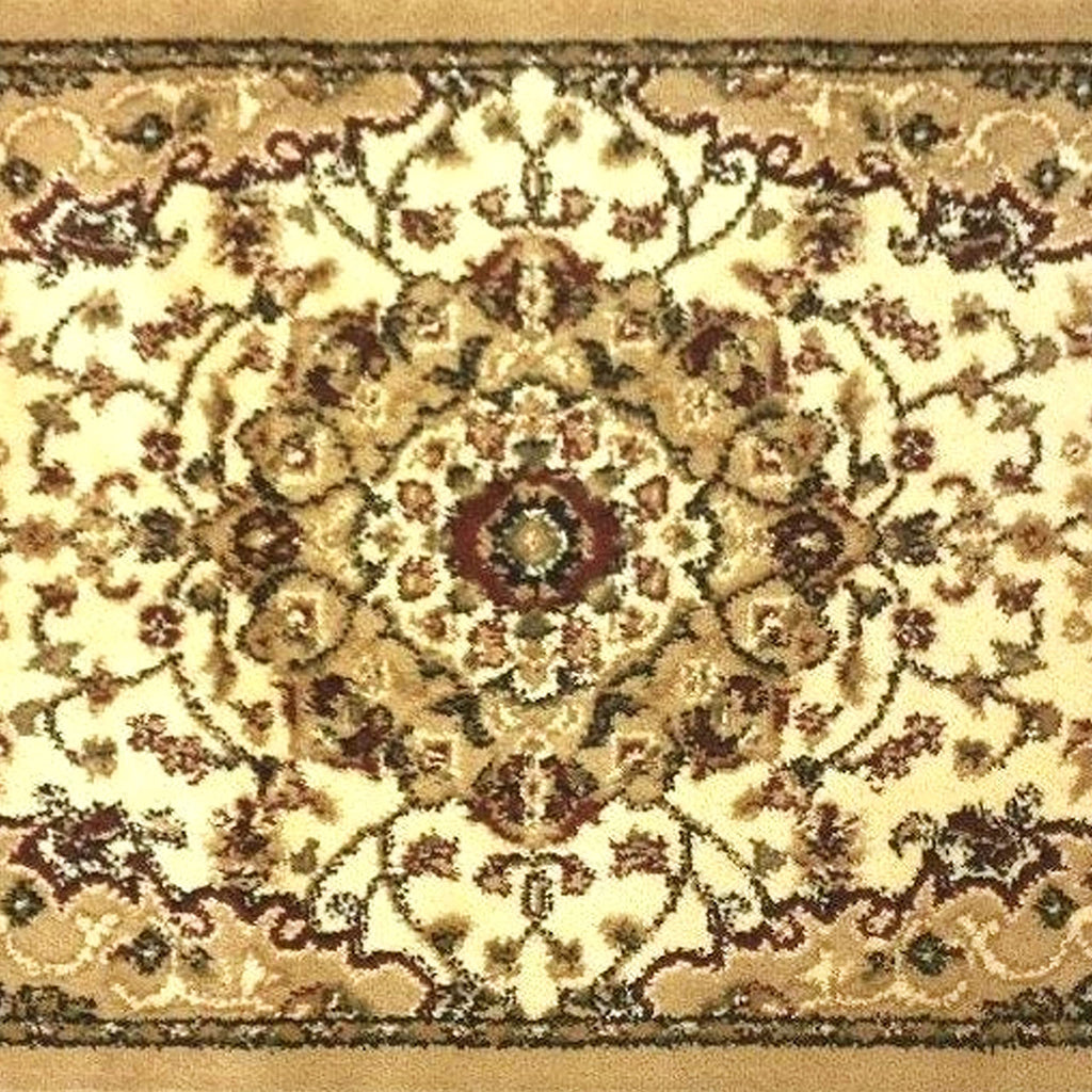 2' x 3' Persian Area Rug, Ivory