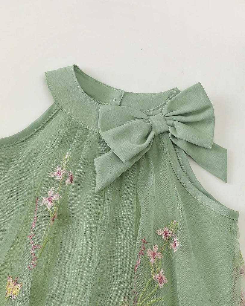 Toddler Girl Tulle Dress Summer Clothes Little Girl Ombre Halter Dress Kids Casual Sundress Toddler Princess Outfits