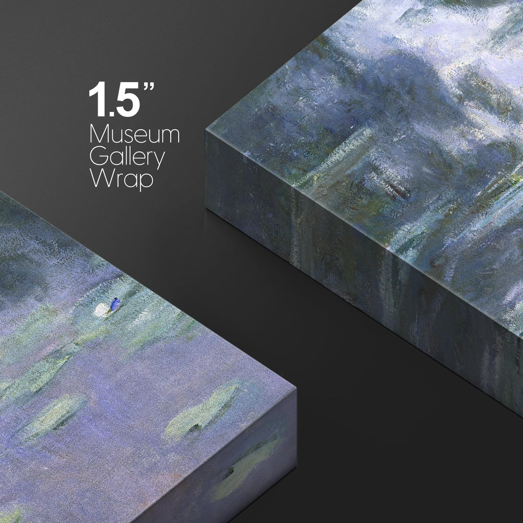 Claude Monet Water Lilies Nymphe - Impressionist Modern Art - Canvas Art Home Art - 12x18 inches