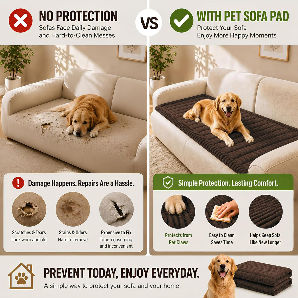Couch Covers for Dogs, Washable Non Slip Sofa Protector for Pets