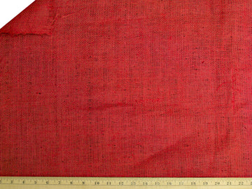 60" Wide Jute Burlap Fabric by The Yard, Red.