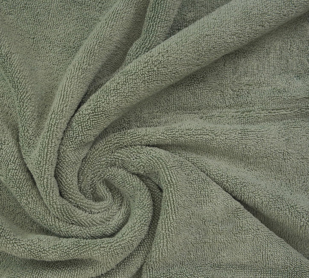 6-Piece Jacquard Bath Towel Set - 100% Cotton 600 GSM Luxury Towels - Soft, Absorbent & Quick Dry - Bath Towels, Hand