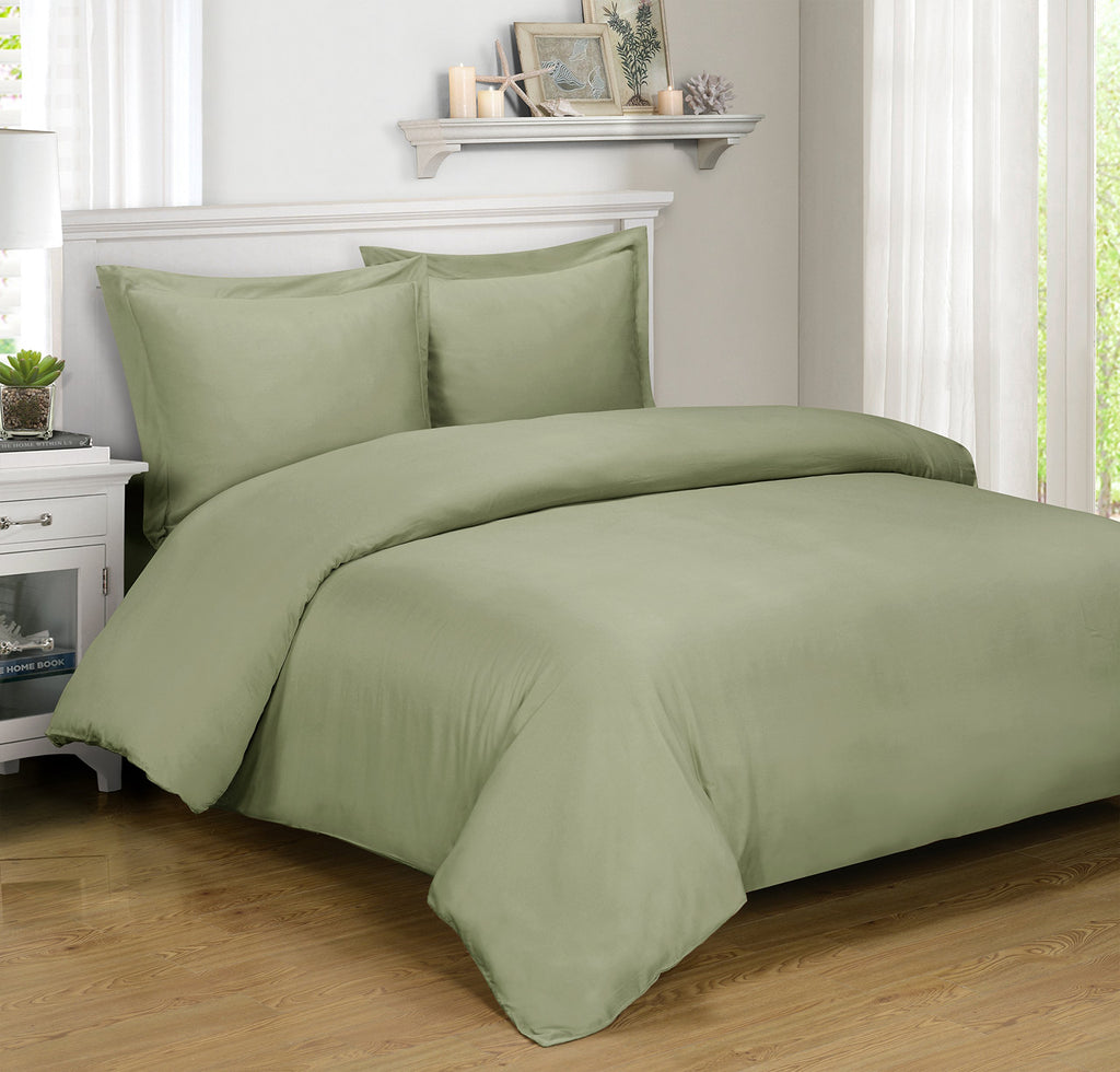 100% Cool Duvet Covers, Viscose Made from Bamboo, Duvet Cover Set with Corner Ties and Button Closer