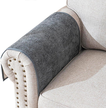 Couch Arm Covers, Sofa Arm Cover, Anti-Slip Waterproof Armrest Covers, Pet Proof Armrest Protectors for Couch