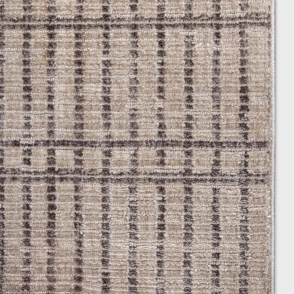 Custom Size Hallway Stair Runner - Nordlys Skog Ivory - 27 Inches Wide x 4 Feet Long Runner (27" x 4')