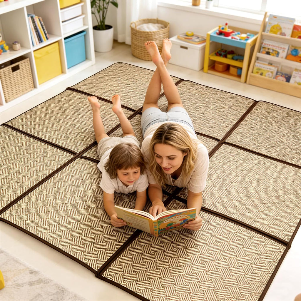 71'' x 71'' Large Japanese Tatami Mat, 0.47'' Thickness
