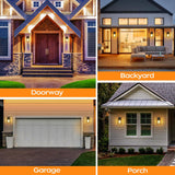 Exterior Lighting Fixtures, 2Pack Outdoor Front Porch Lights for House, Outdoor Wall Sconce Lights