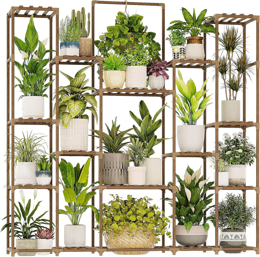 Plant Shelf Indoor Hanging Plant Stand Outdoor Large Plant Shelves Tall Flower Holder wooden plant stand for Multiple