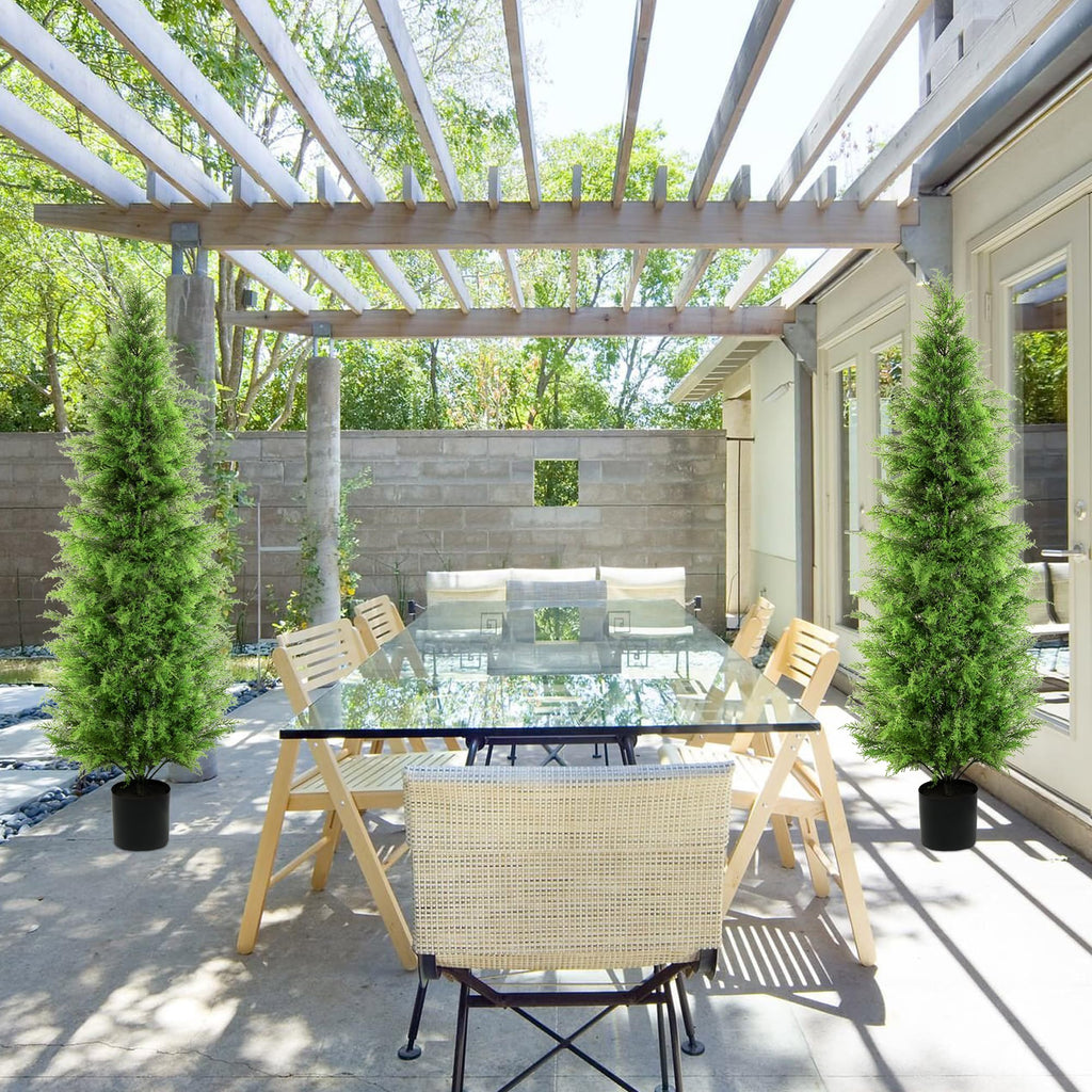 5 ft Artificial Cedar Trees for Porch