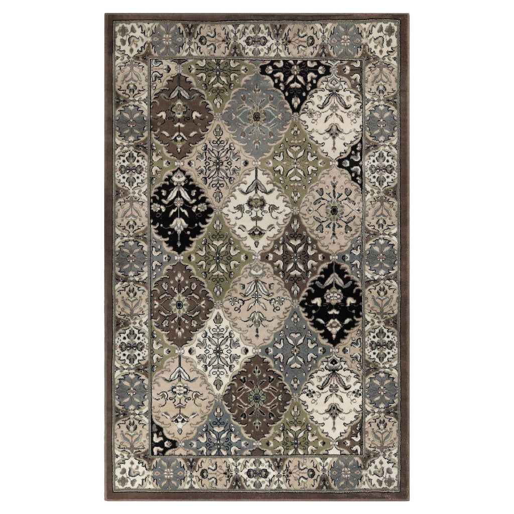 Paloma Collection Area Rug, 8mm Pile Height with Jute Backing, Traditional Persian Rug Design, Fashionable and
