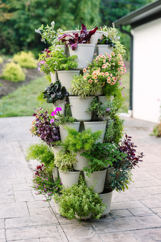 7 Tier Leaf Planter (Stunning Stone)