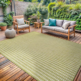 Washable Outdoor Rug 5x7 Modern Area Rugs Outdoor Carpets Striped Pattern Non Shedding Waterproof Ea