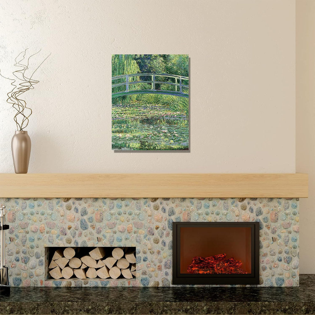 The Water-Lily Pond by Claude Monet The World Classic Art Reproductions, Giclee Canvas Prints Wall Art Decor,24x30