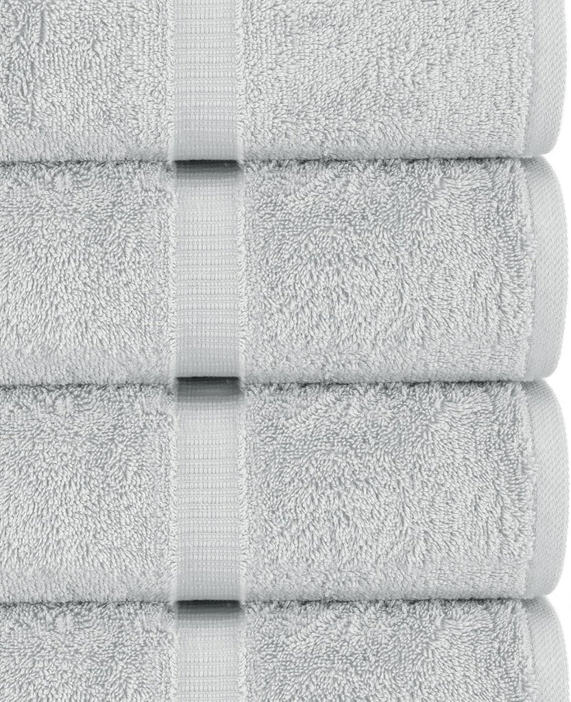 6 Piece Towels Set, 100% Cotton Luxury Turkish Towels , Soft Absorbent Bath Towel Set with 2 Bath Towels 2 Hand