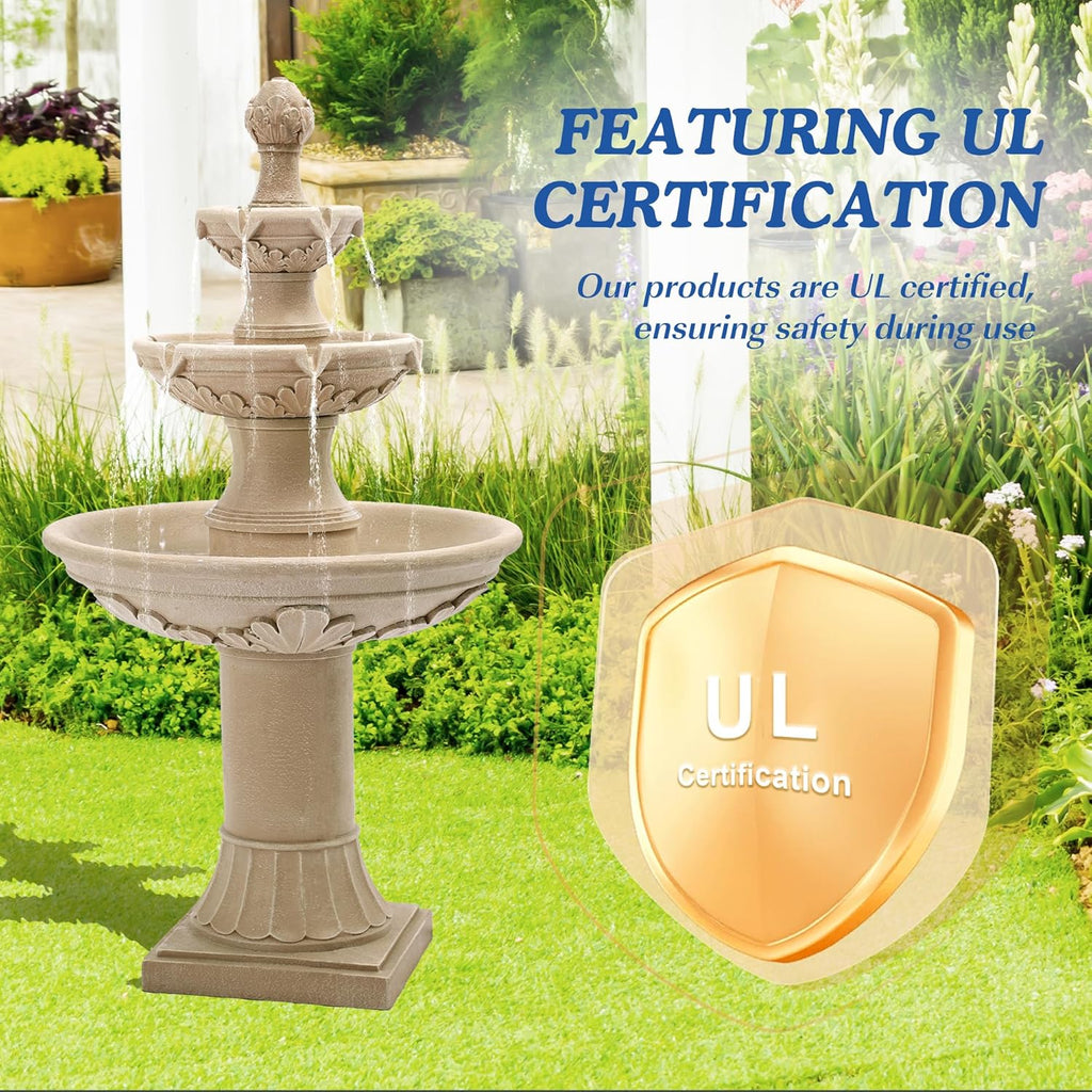 Italian Outdoor Water Fountains Garden Decor